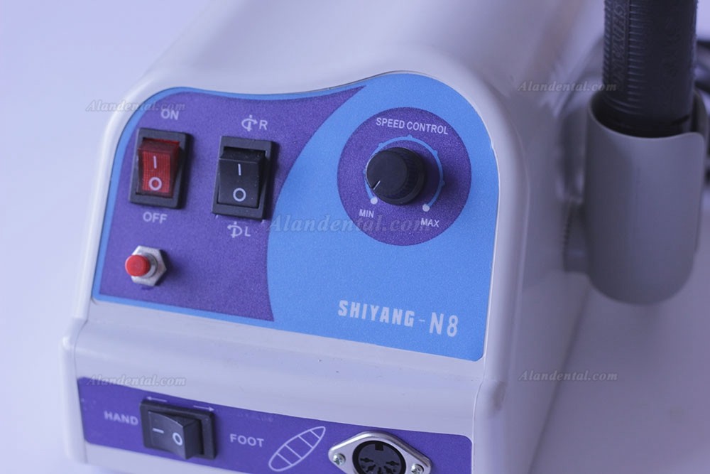 Dental Lab Electric Micromotor Shiyang Polishing N8 fit 50K RPM Handpiece (Compatible Marathon)